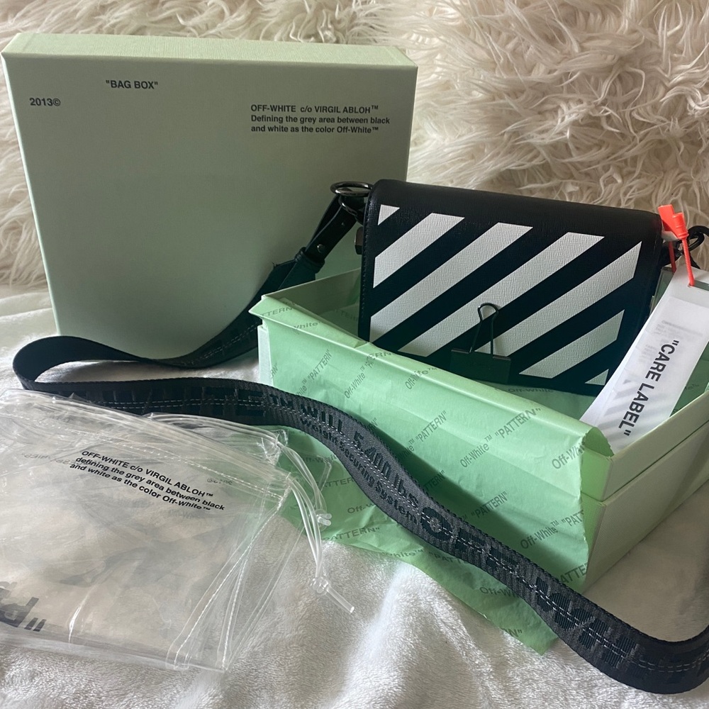 Off-White Black and White Crossbody Bag
